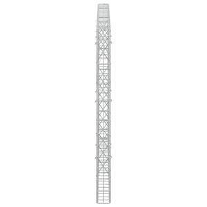 Γκαμπιόν με σύρμα 5 mm και πλέγμα 5x10 cm 250x10x150 εκ - Pakobazaar