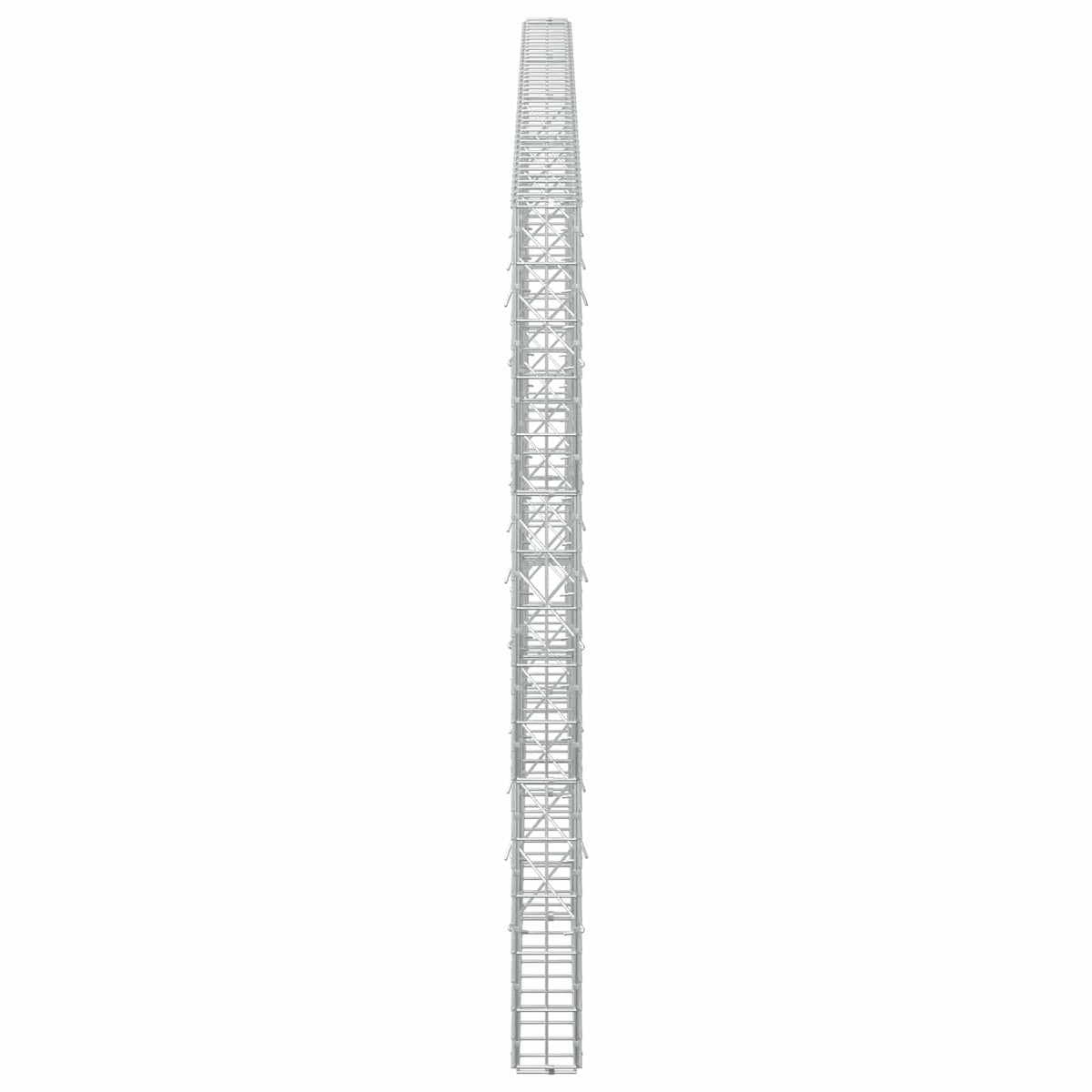 Γκαμπιόν με σύρμα 5 mm και πλέγμα 5x10 cm 400x10x150 εκ - Pakobazaar