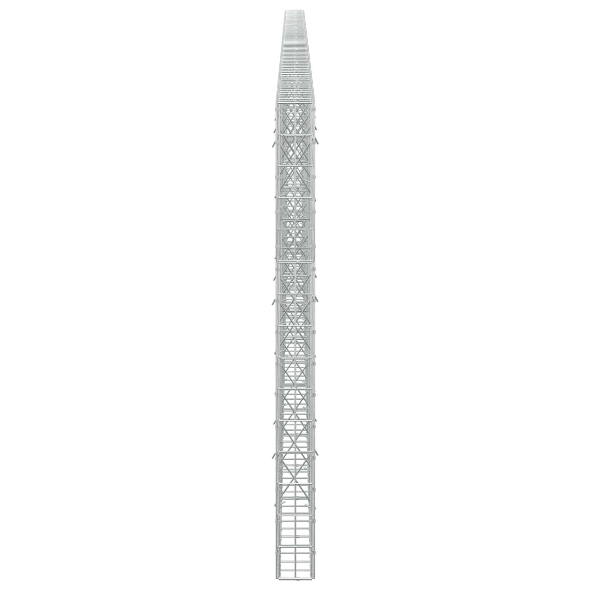 Γκαμπιόν με σύρμα 5 mm και πλέγμα 5x10 cm 750x10x150 εκ - Pakobazaar