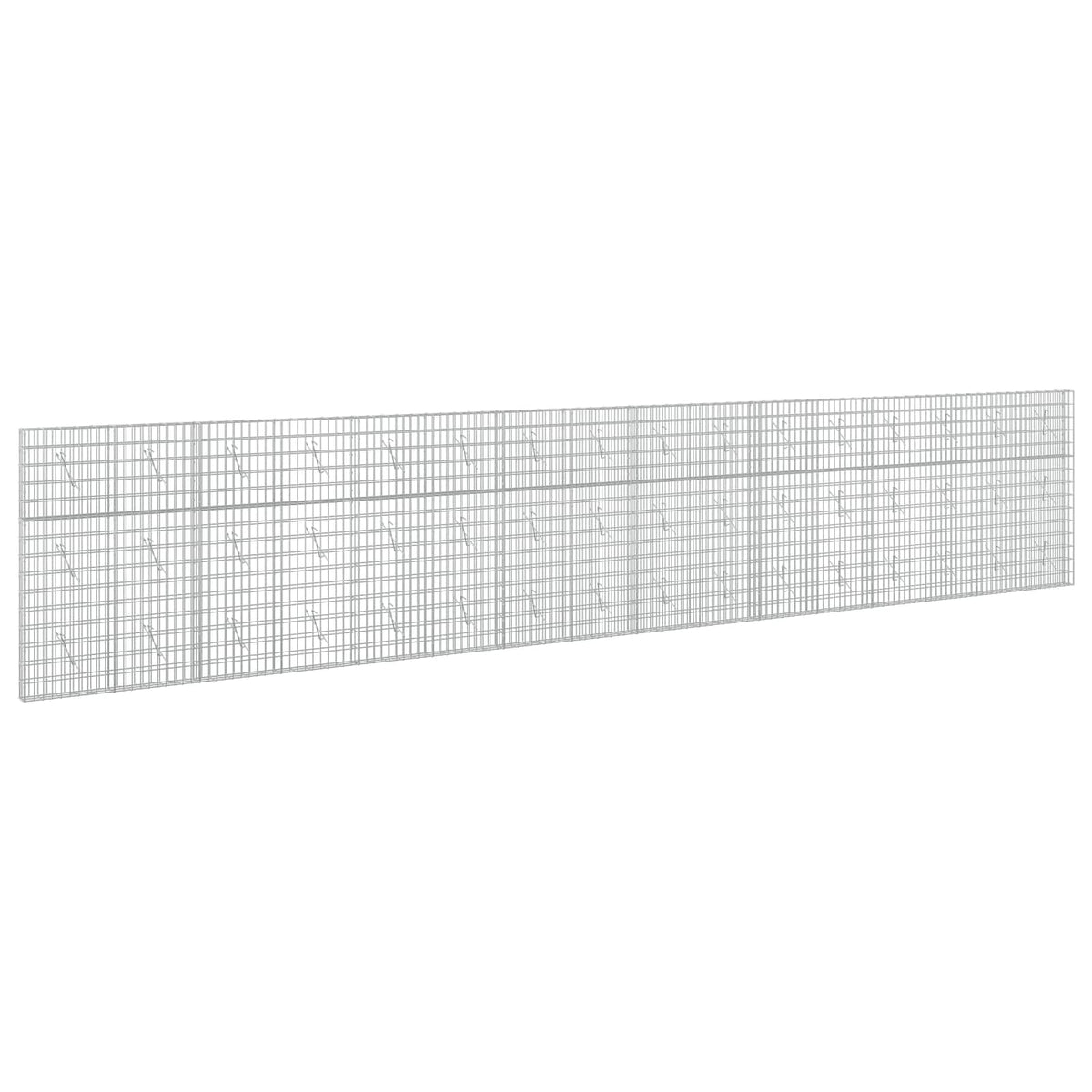 Γκαμπιόν με σύρμα 5 mm και πλέγμα 5x10 cm 800x10x150 εκ - Pakobazaar