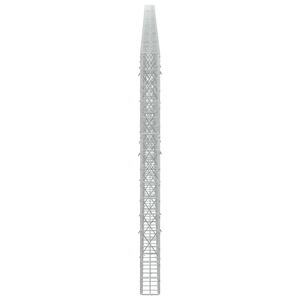 Γκαμπιόν με σύρμα 5 mm και πλέγμα 5x10 cm 800x10x150 εκ - Pakobazaar