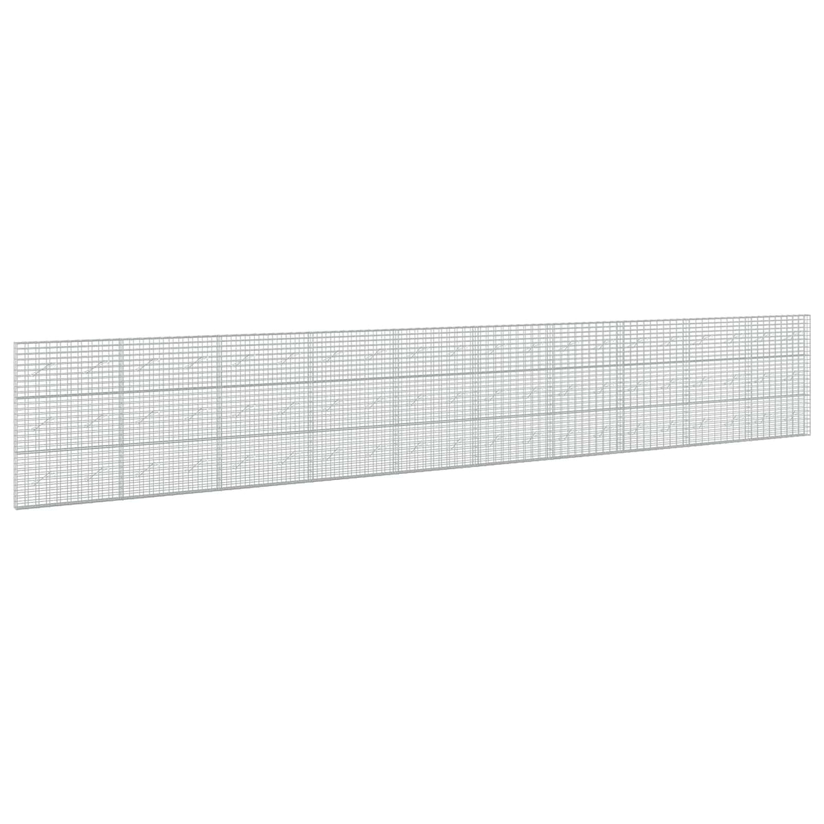 Γκαμπιόν με σύρμα 5 mm και πλέγμα 5x10 cm 1000x10x150 εκ - Pakobazaar