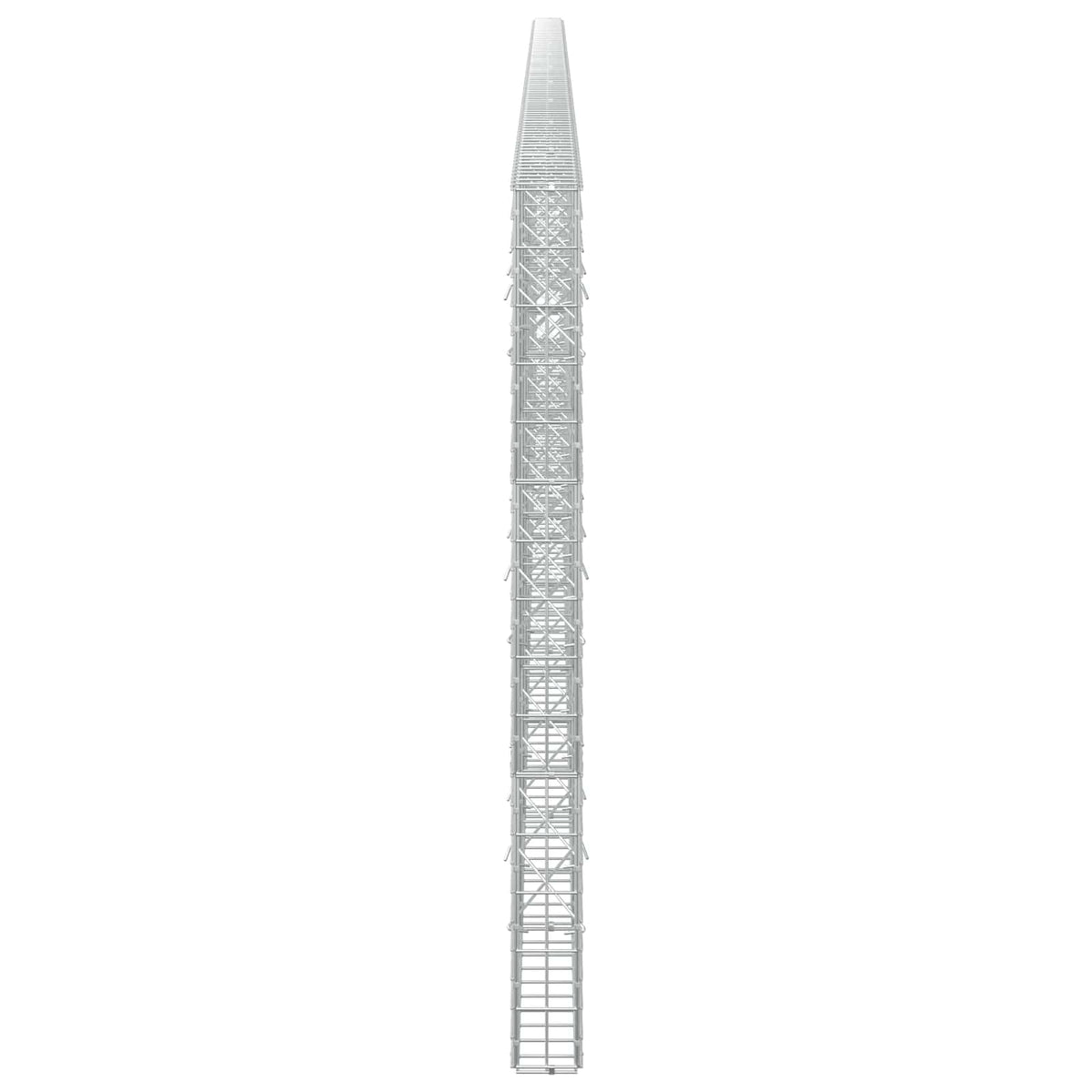 Γκαμπιόν με σύρμα 5 mm και πλέγμα 5x10 cm 1000x10x150 εκ - Pakobazaar