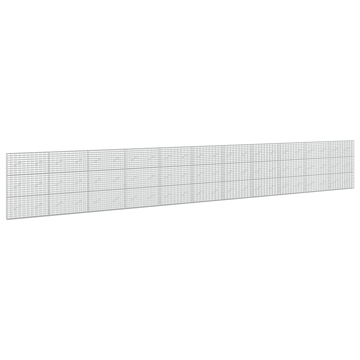 Γκαμπιόν με σύρμα 5 mm και πλέγμα 5x10 cm 1100x10x150 εκ - Pakobazaar