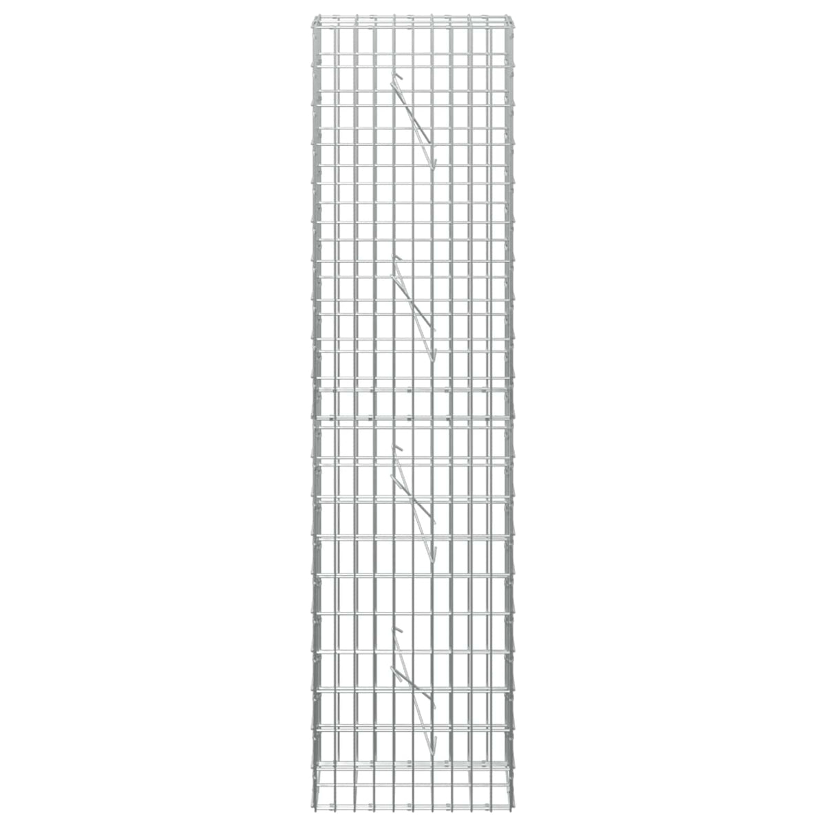 Γκαμπιόν με σύρμα 5 mm και πλέγμα 5x10 cm 50x10x200 εκ - Pakobazaar