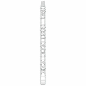 Γκαμπιόν με σύρμα 5 mm και πλέγμα 5x10 cm 150x10x200 εκ