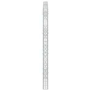 Γκαμπιόν με σύρμα 5 mm και πλέγμα 5x10 cm 200x10x200 εκ - Pakobazaar