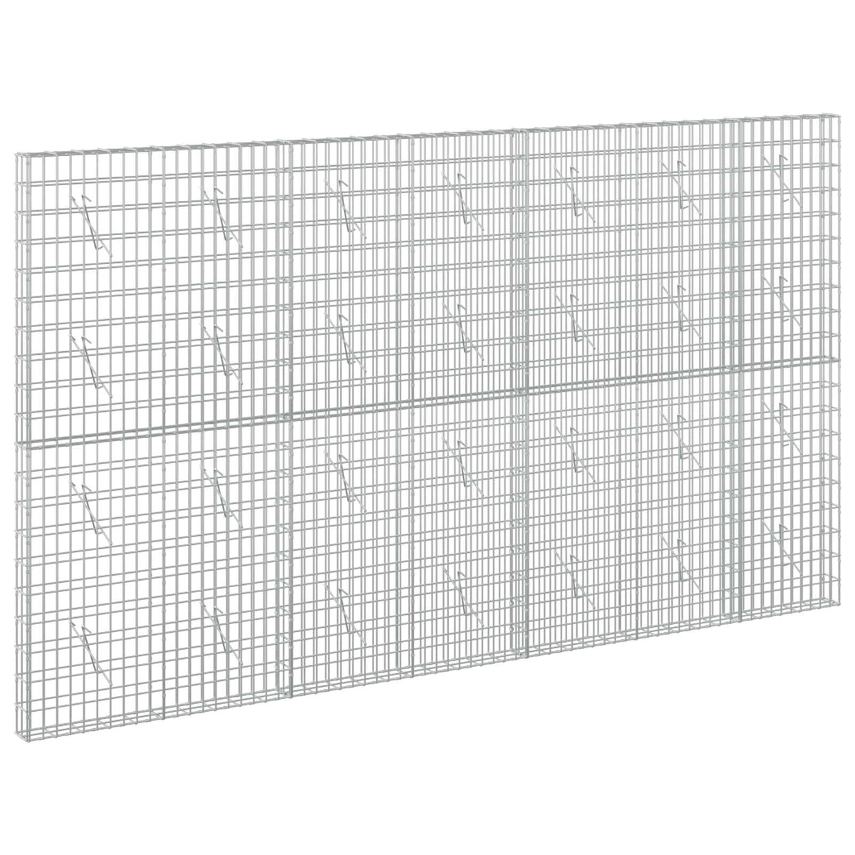 Γκαμπιόν με σύρμα 5 mm και πλέγμα 5x10 cm 350x10x200 εκ. - Pakobazaar
