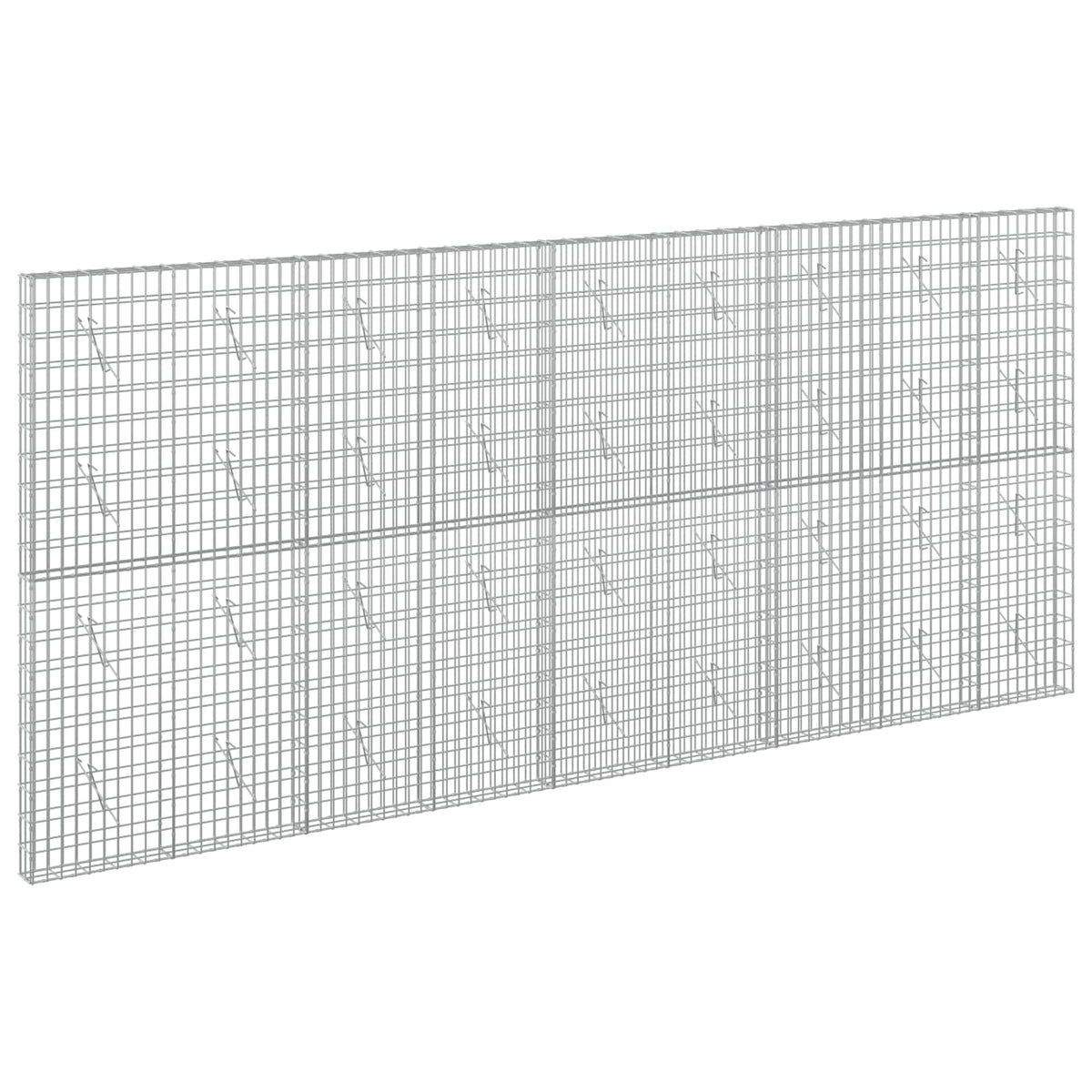 Γκαμπιόν με σύρμα 5 mm και πλέγμα 5x10 cm 450x10x200 εκ - Pakobazaar