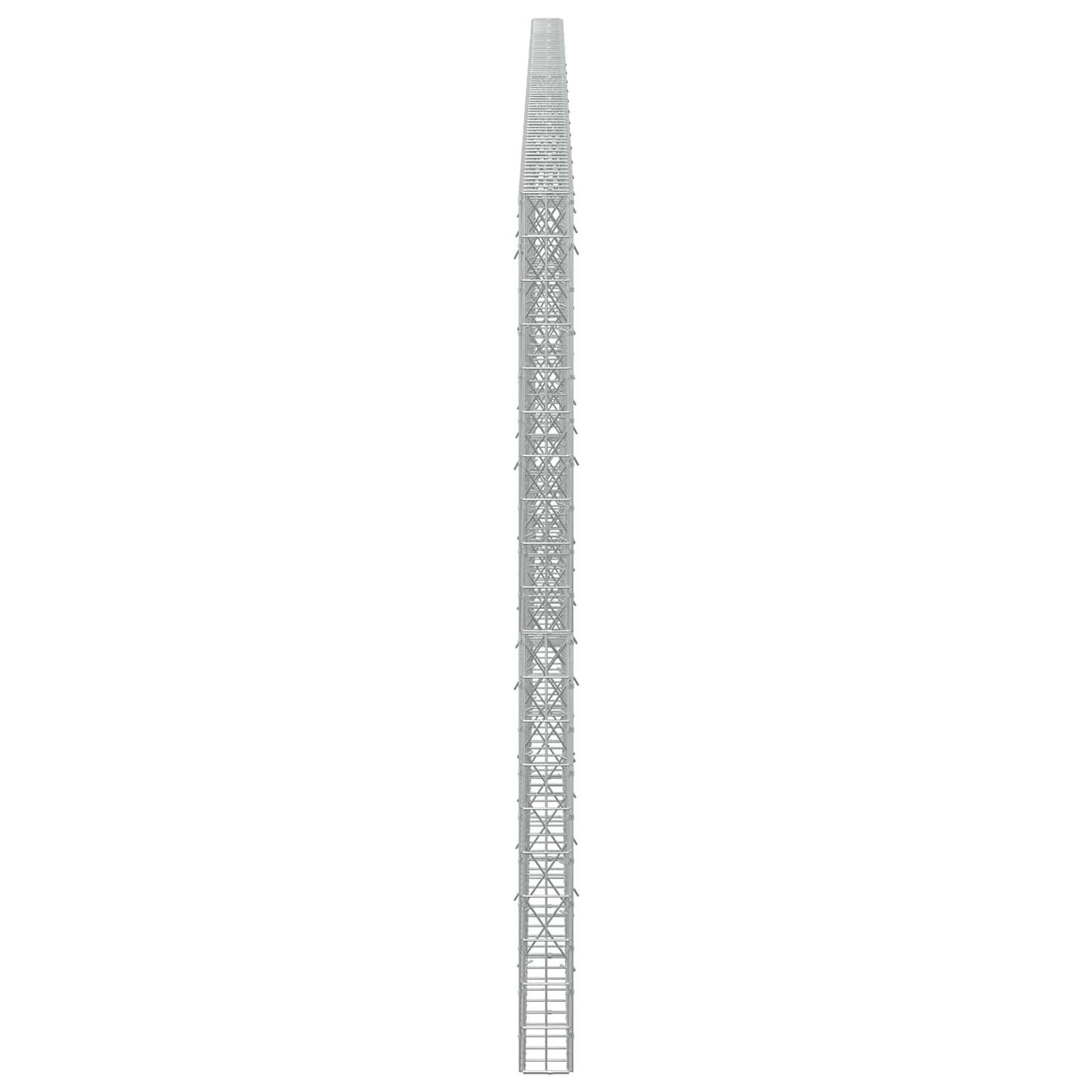 Γκαμπιόν με σύρμα 5 mm και πλέγμα 5x10 cm 750x10x200 εκ - Pakobazaar