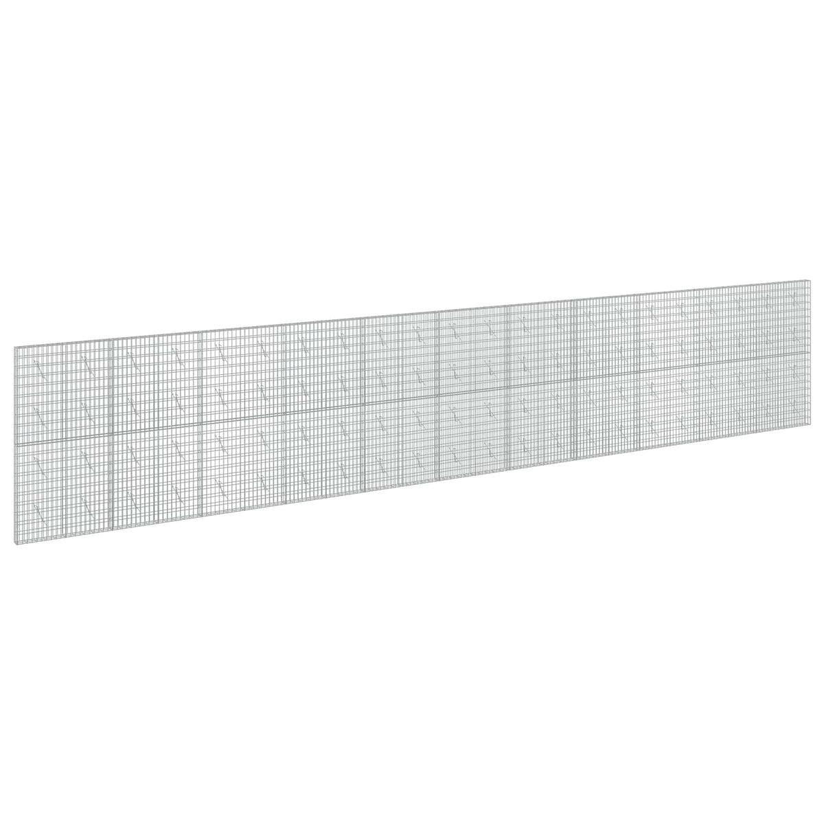 Γκαμπιόν με σύρμα 5 mm και πλέγμα 5x10 cm 1100x10x200 εκ - Pakobazaar