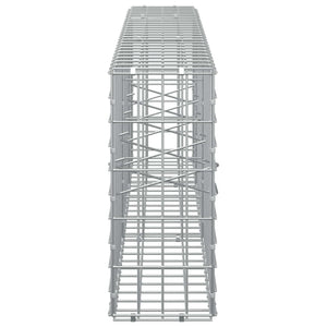 Γκαμπιόν με σύρμα 5 mm και πλέγμα 5x10 cm 250x20x50 εκ - Pakobazaar
