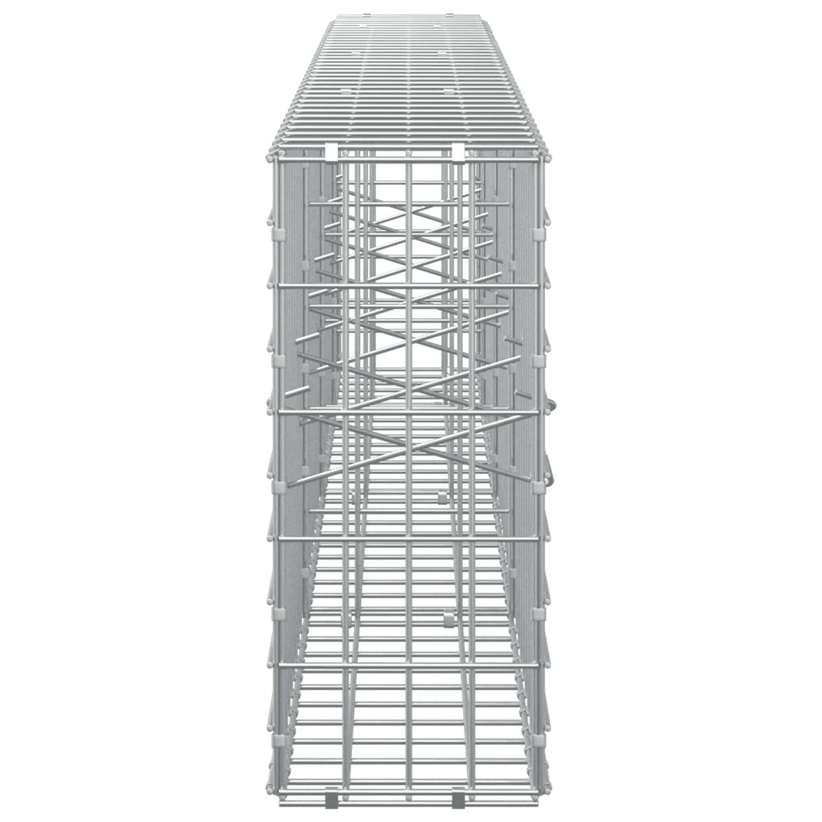 Γκαμπιόν με σύρμα 5 mm και πλέγμα 5x10 cm 350x20x50 εκ - Pakobazaar