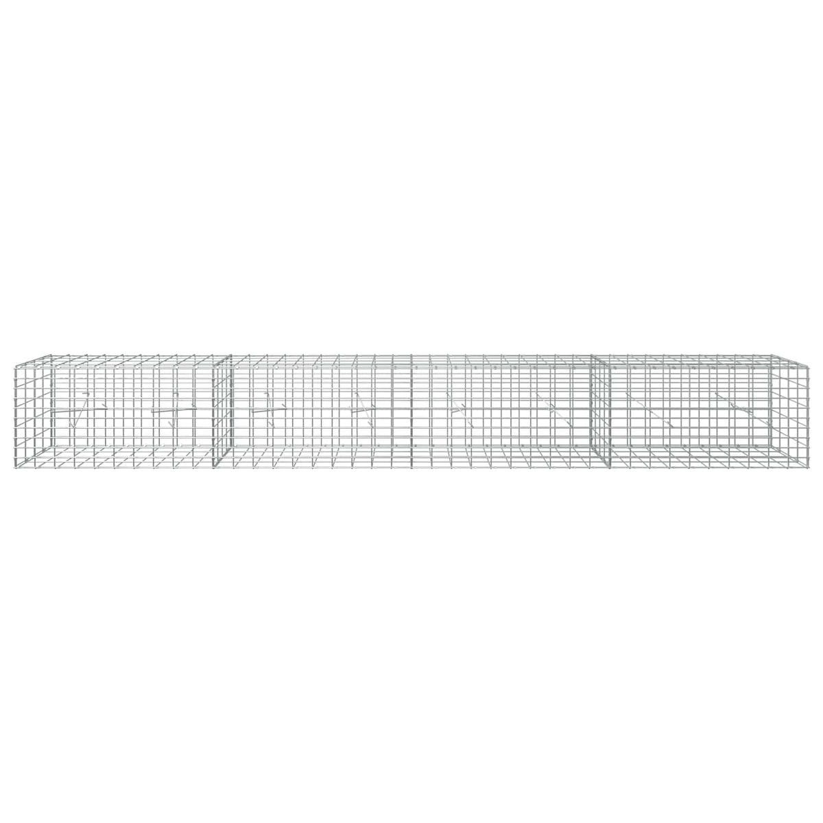 Γκαμπιόν με σύρμα 5 mm και πλέγμα 5x10 cm 400x20x50 εκ