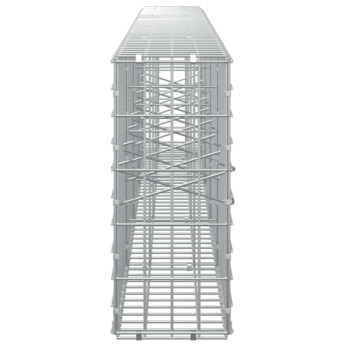 Γκαμπιόν με σύρμα 5 mm και πλέγμα 5x10 cm 450x20x50 εκ