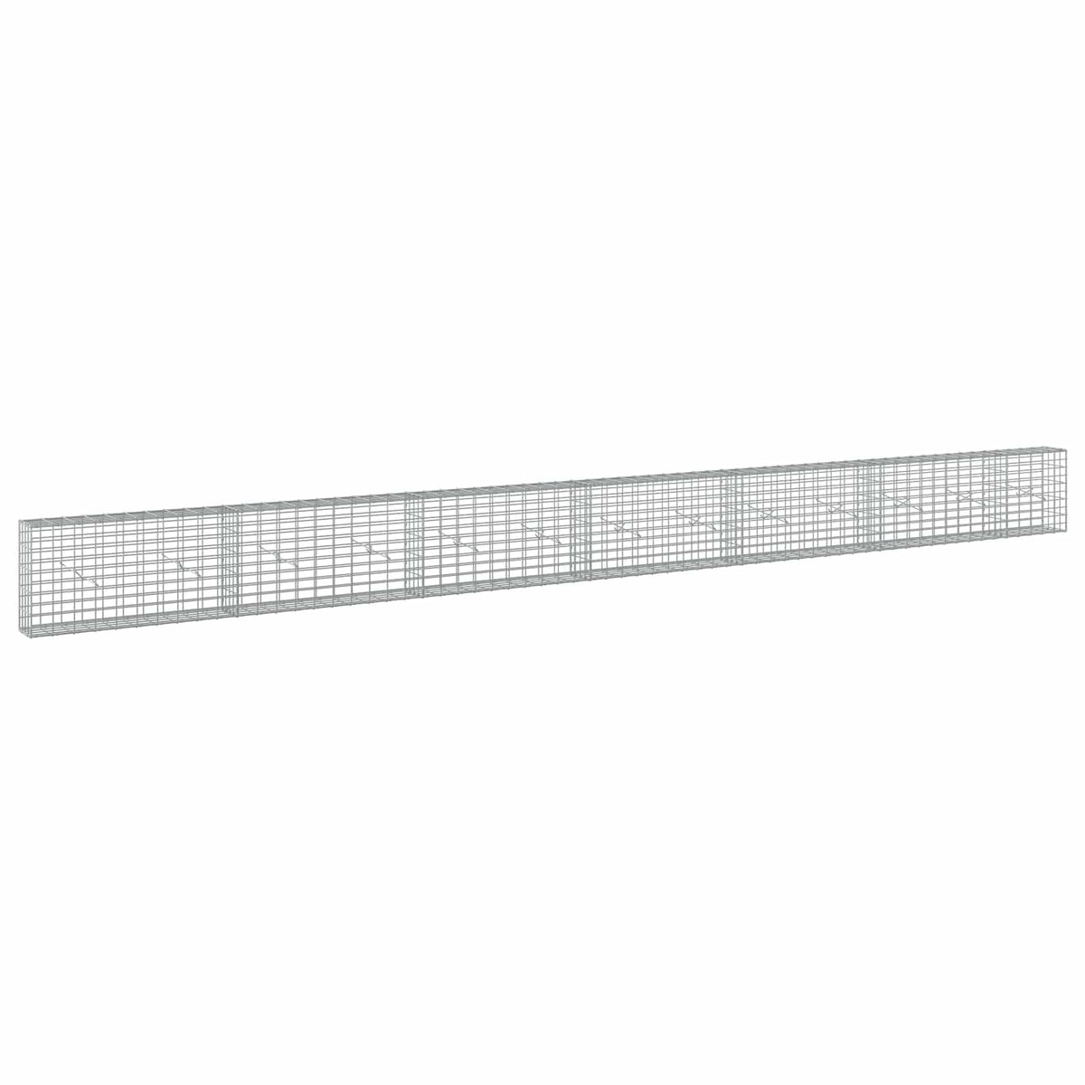 Γκαμπιόν με σύρμα 5 mm και πλέγμα 5x10 cm 650x20x50 εκ