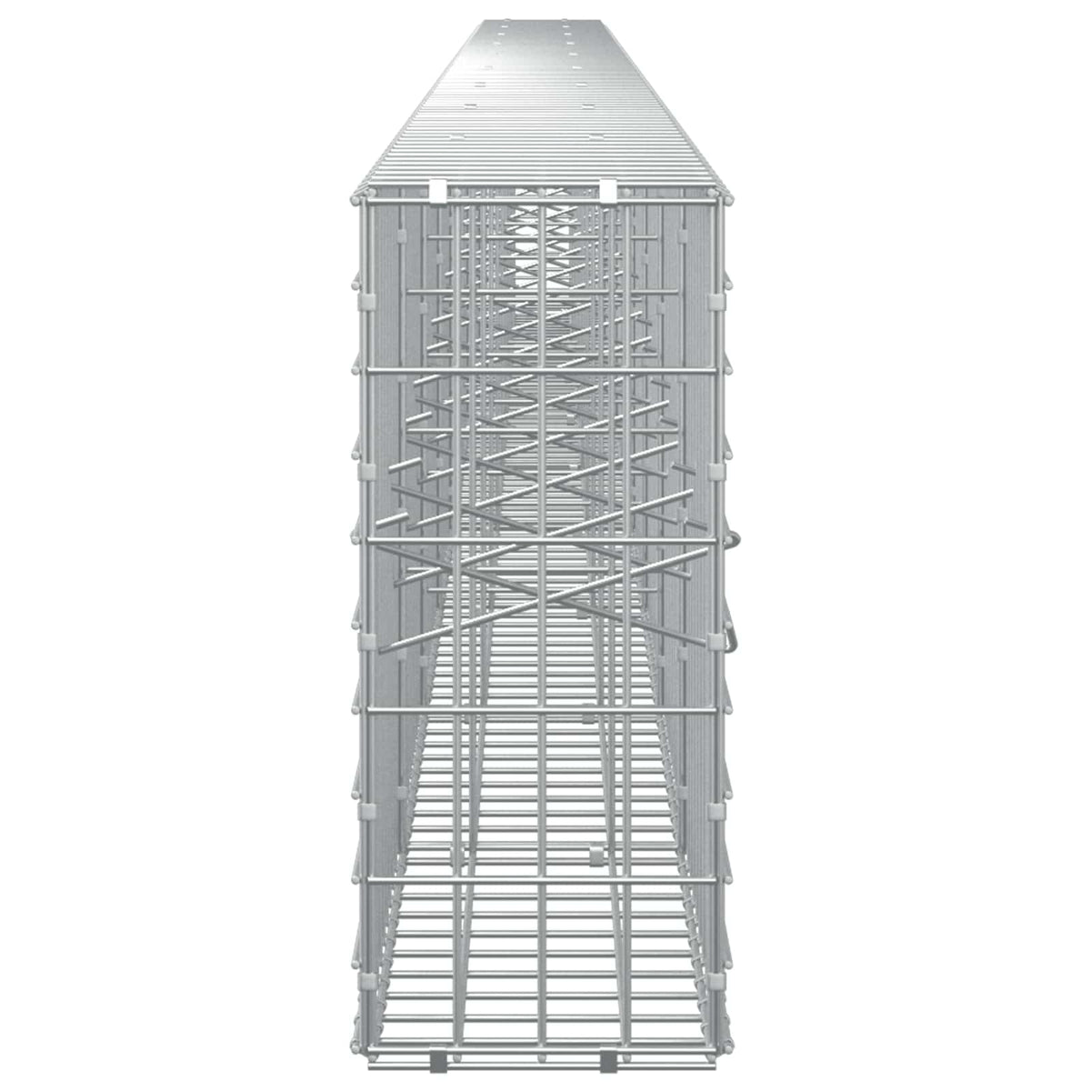Γκαμπιόν με σύρμα 5 mm και πλέγμα 5x10 cm 900x20x50 εκ - Pakobazaar