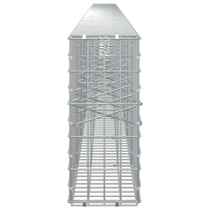 Γκαμπιόν με σύρμα 5 mm και πλέγμα 5x10 cm 900x20x50 εκ - Pakobazaar