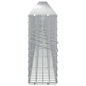 Γκαμπιόν με σύρμα 5 mm και πλέγμα 5x10 cm 1200x20x50 εκ - Pakobazaar