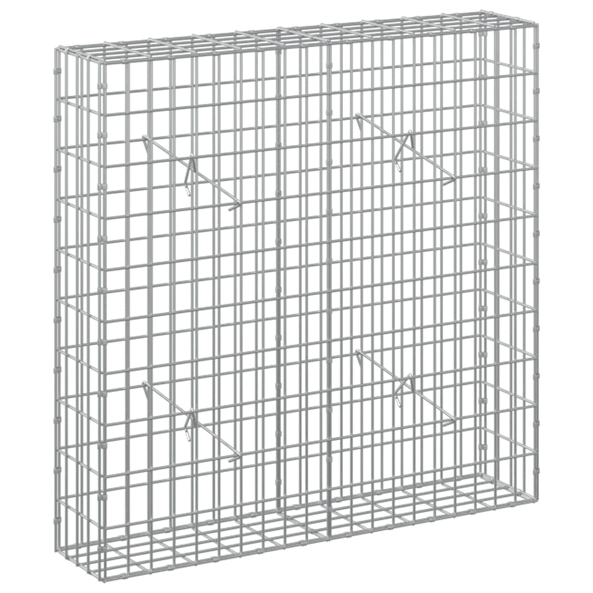 Γκαμπιόν με σύρμα 5 mm και πλέγμα 5x10 cm 100x20x100 εκ.