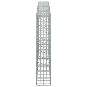 Γκαμπιόν με σύρμα 5 mm και πλέγμα 5x10 cm 300x20x100 εκ - Pakobazaar