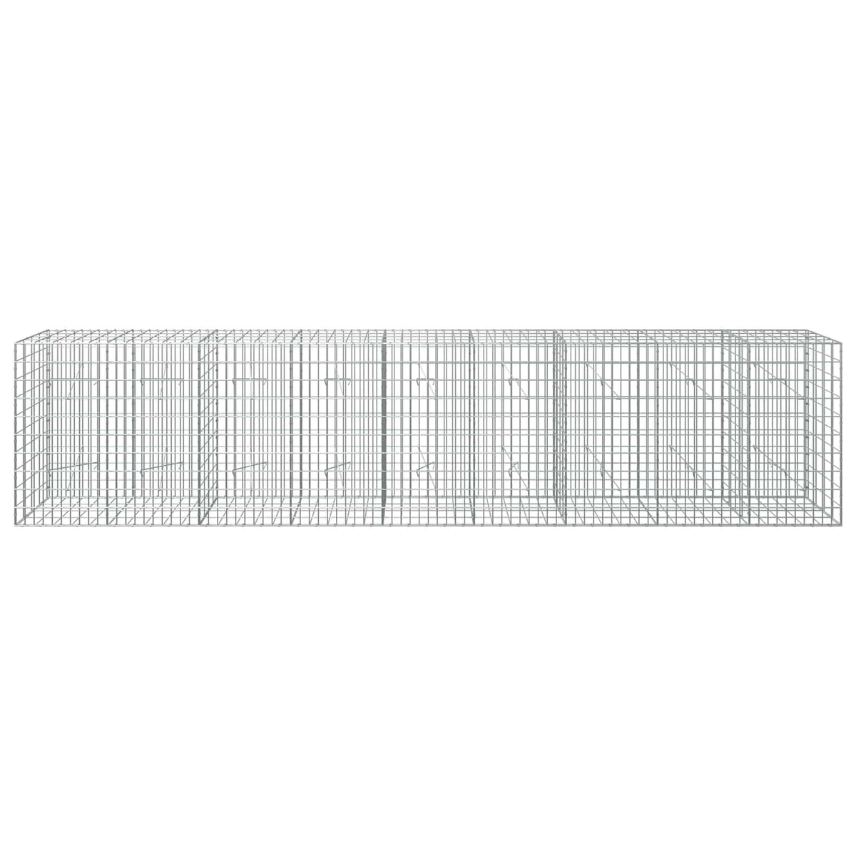 Γκαμπιόν με σύρμα 5 mm και πλέγμα 5x10 cm 450x20x100 εκ