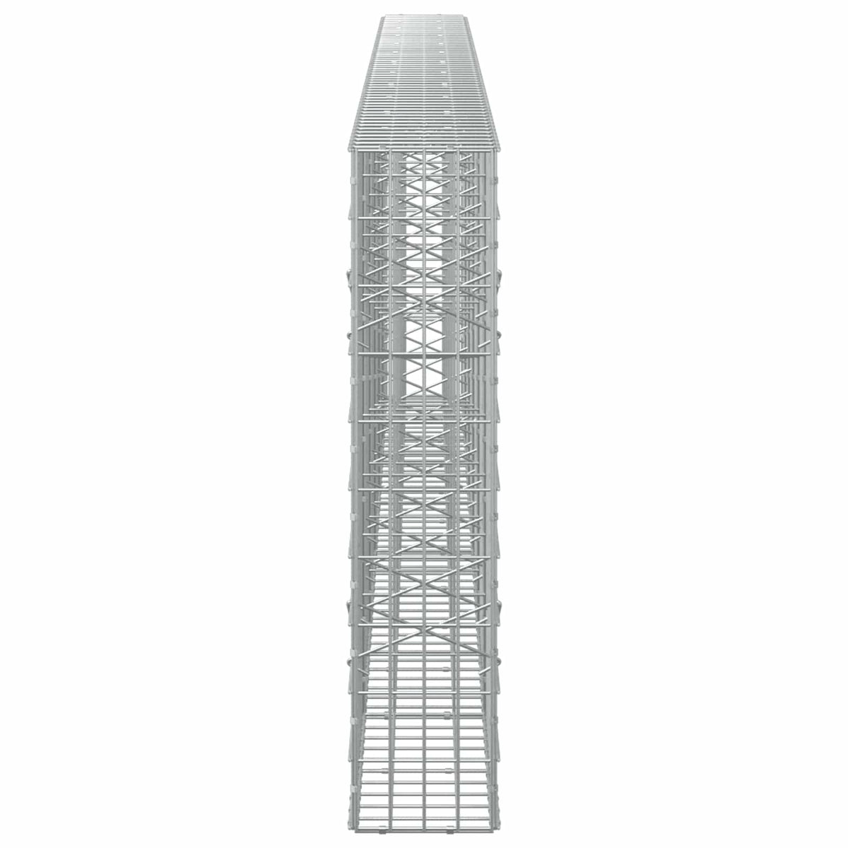 Γκαμπιόν με σύρμα 5 mm και πλέγμα 5x10 cm 600x20x100 εκ - Pakobazaar