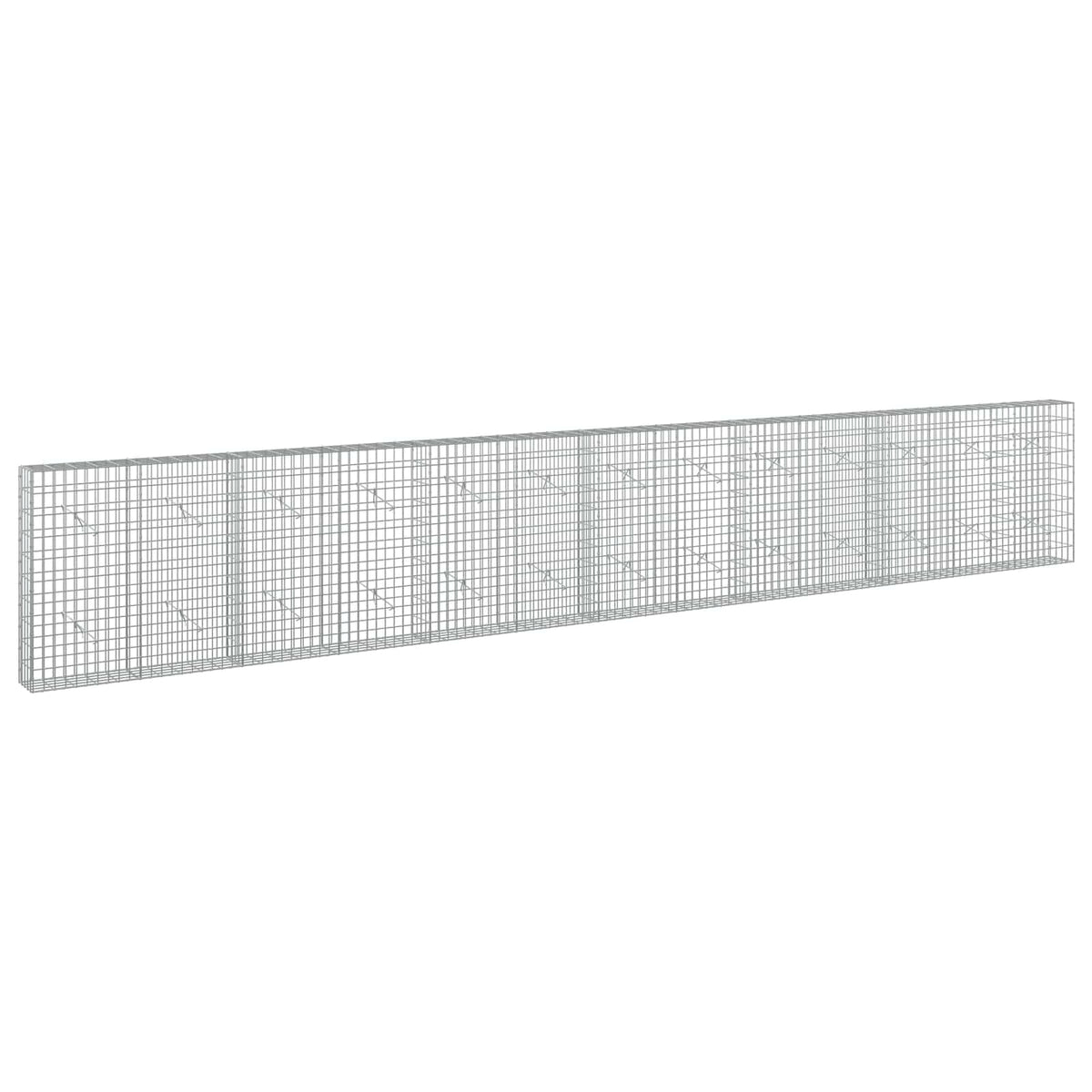 Γκαμπιόν με σύρμα 5 mm και πλέγμα 5x10 cm 650x20x100 εκ - Pakobazaar