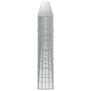 Γκαμπιόν με σύρμα 5 mm και πλέγμα 5x10 cm 950x20x100 εκ. - Pakobazaar