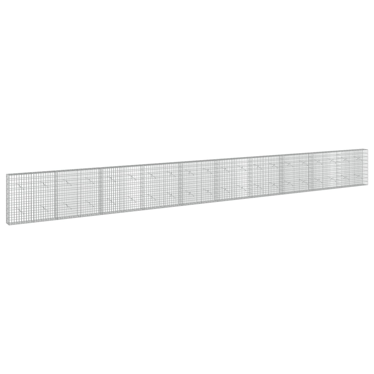 Γκαμπιόν με σύρμα 5 mm και πλέγμα 5x10 cm 1000x20x100 εκ