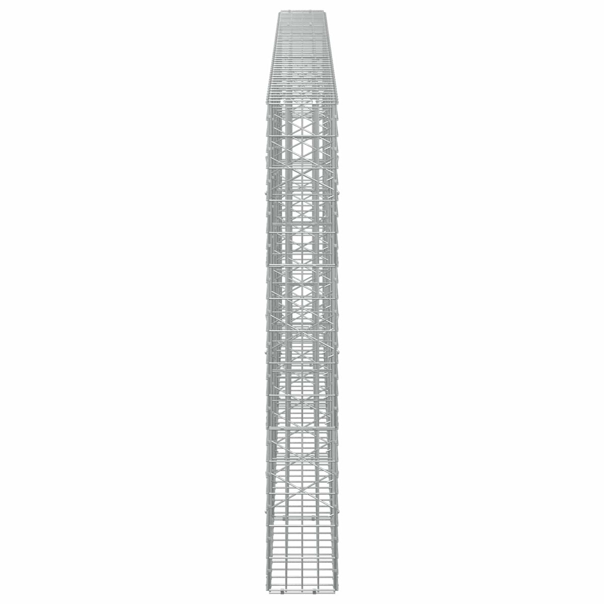Γκαμπιόν με σύρμα 5 mm και πλέγμα 5x10 cm 500x20x150 εκ - Pakobazaar