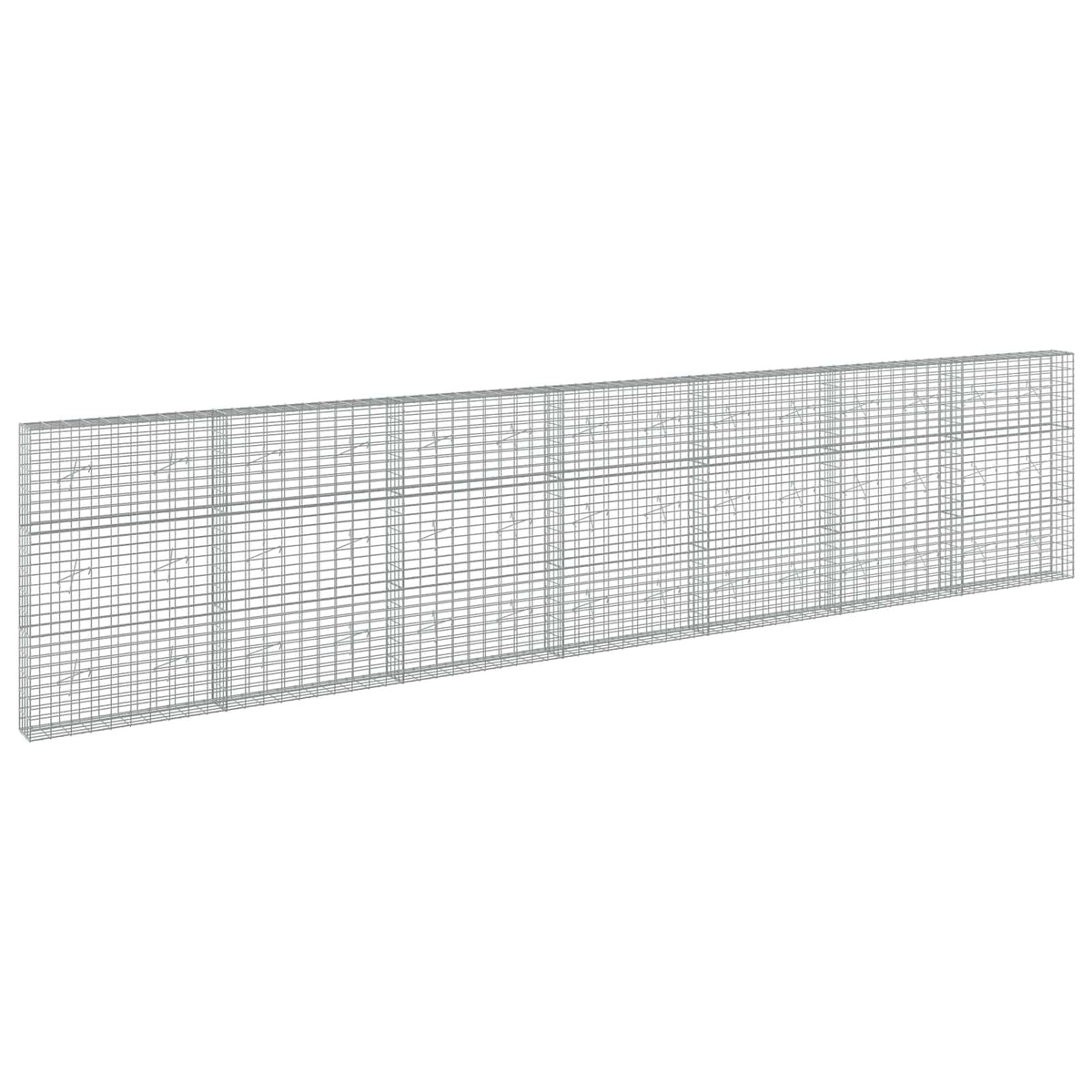 Γκαμπιόν με σύρμα 5 mm και πλέγμα 5x10 cm 700x20x150 εκ