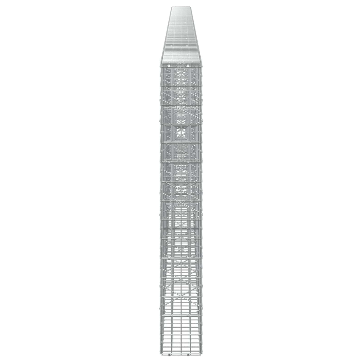 Γκαμπιόν με σύρμα 5 mm και πλέγμα 5x10 cm 1100x20x150 εκ - Pakobazaar