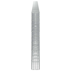 Γκαμπιόν με σύρμα 5 mm και πλέγμα 5x10 cm 1100x20x150 εκ - Pakobazaar