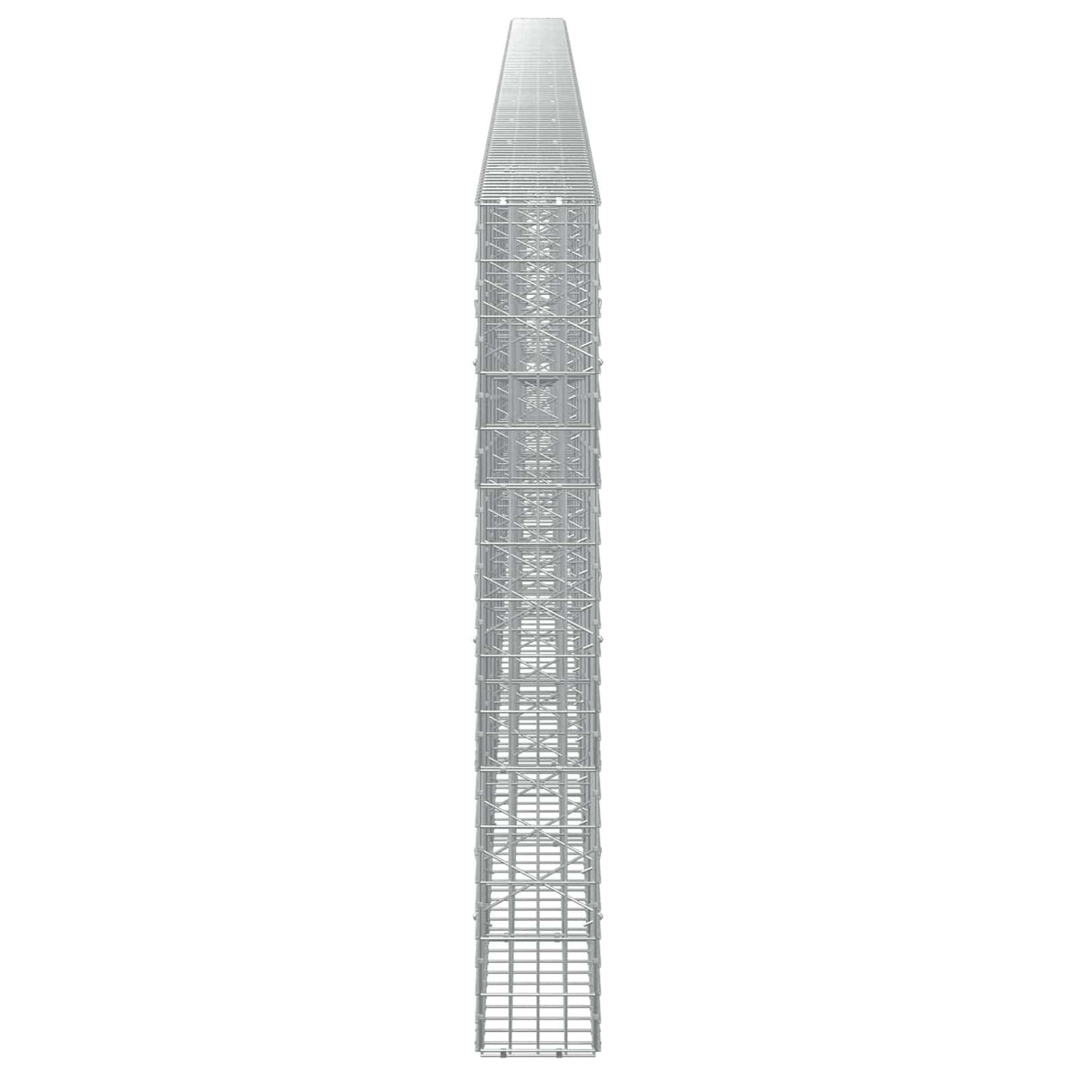 Γκαμπιόν με σύρμα 5 mm και πλέγμα 5x10 cm 1200x20x150 εκ