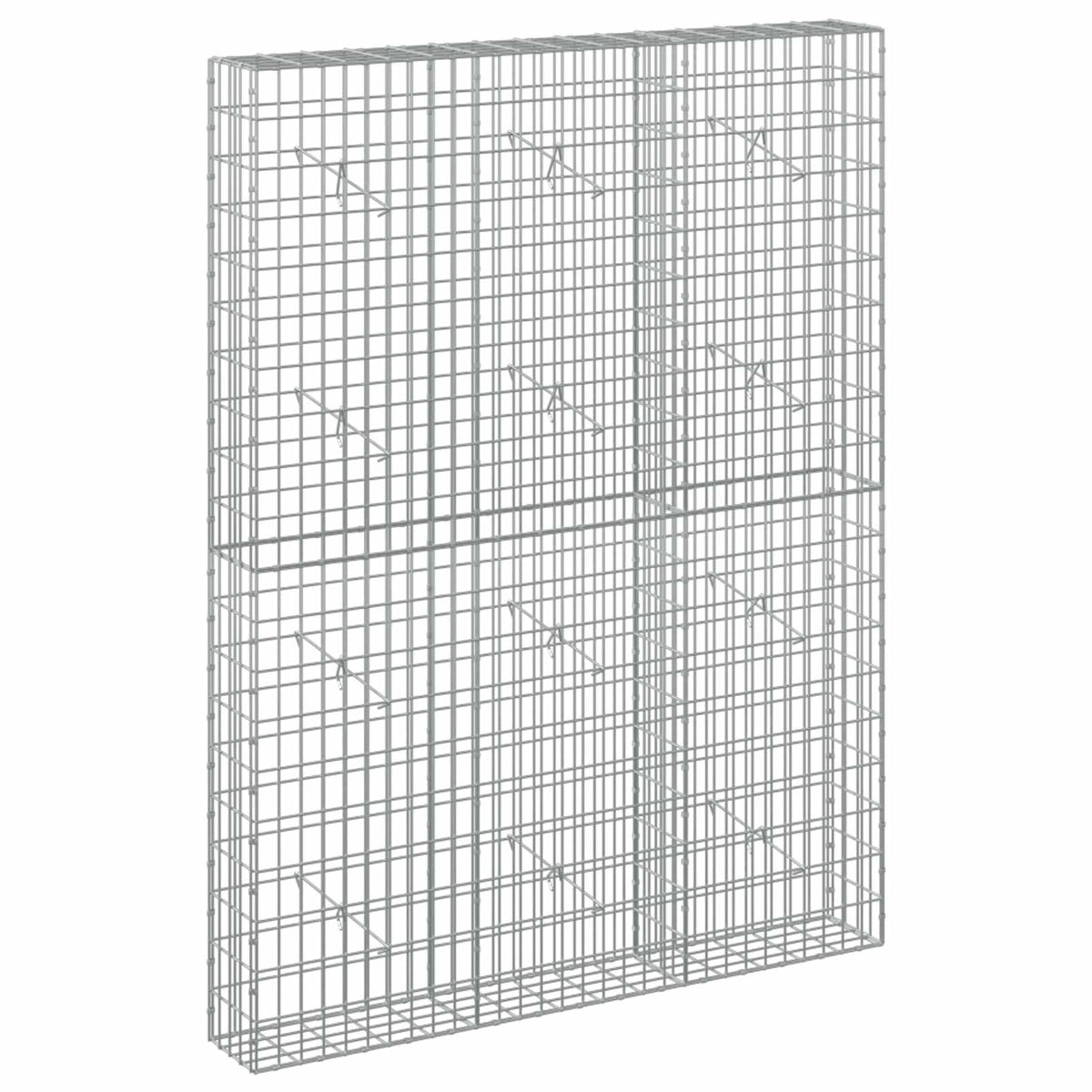 Γκαμπιόν με σύρμα 5 mm και πλέγμα 5x10 cm 150x20x200 εκ - Pakobazaar