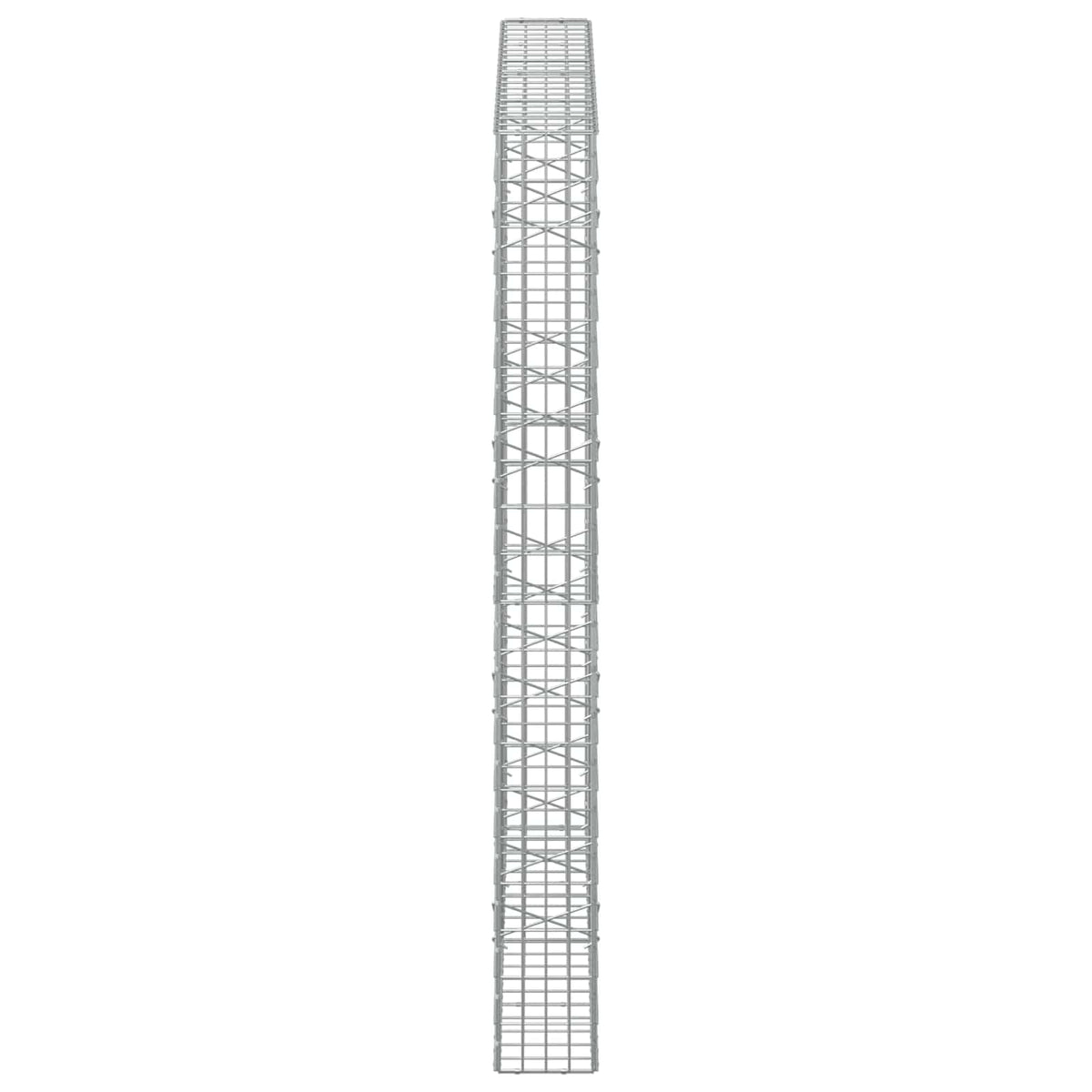 Γκαμπιόν με σύρμα 5 mm και πλέγμα 5x10 cm 200x20x200 εκ