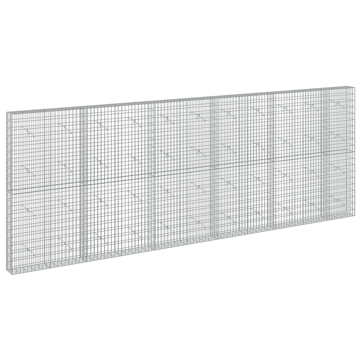 Γκαμπιόν με σύρμα 5 mm και πλέγμα 5x10 cm 550x20x200 εκ - Pakobazaar