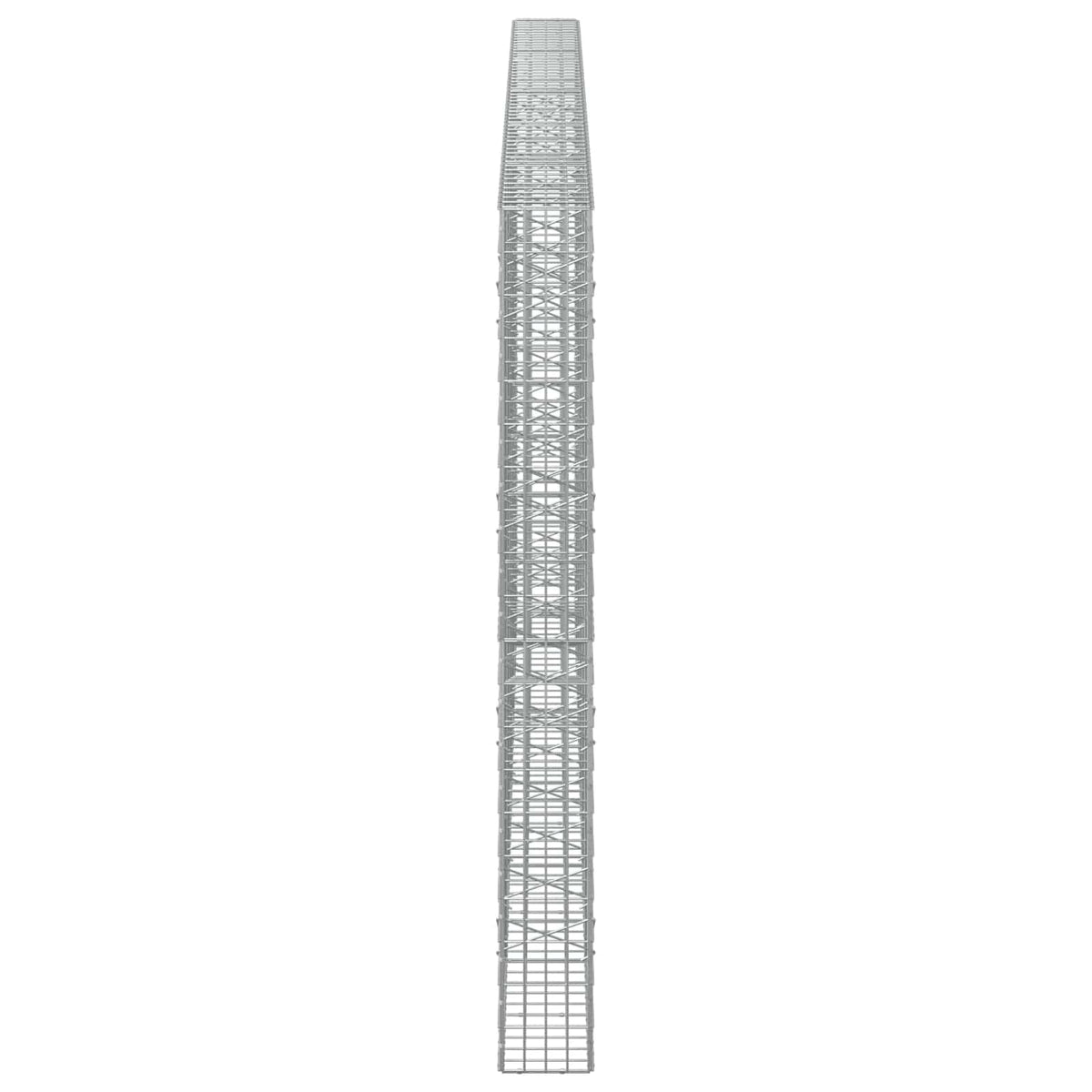 Γκαμπιόν με σύρμα 5 mm και πλέγμα 5x10 cm 550x20x200 εκ - Pakobazaar