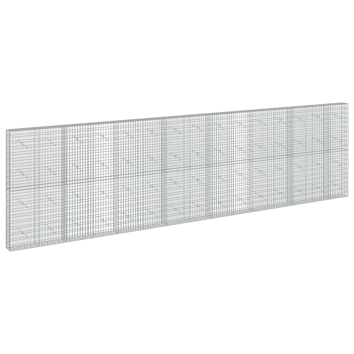 Γκαμπιόν με σύρμα 5 mm και πλέγμα 5x10 cm 750x20x200 εκ - Pakobazaar