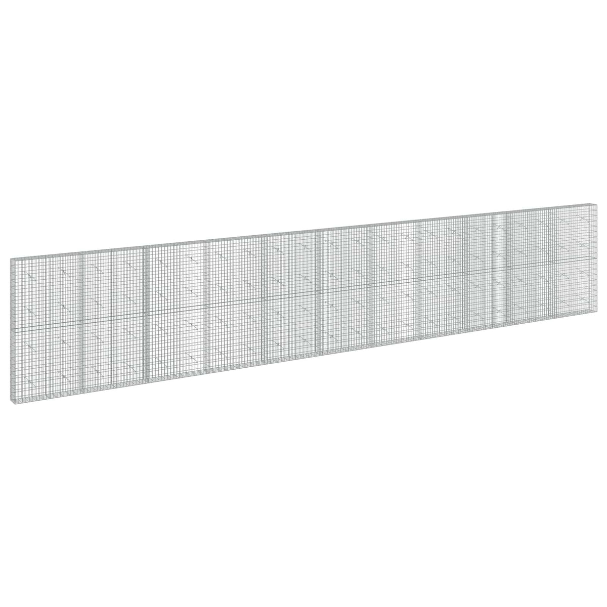 Γκαμπιόν με σύρμα 5 mm και πλέγμα 5x10 cm 1100x20x200 εκ - Pakobazaar