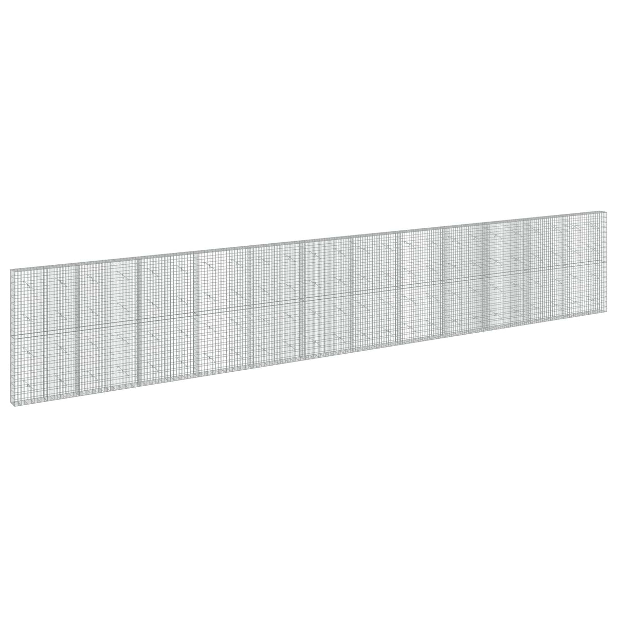 Γκαμπιόν με σύρμα 5 mm και πλέγμα 5x10 cm 1200x20x200 εκ