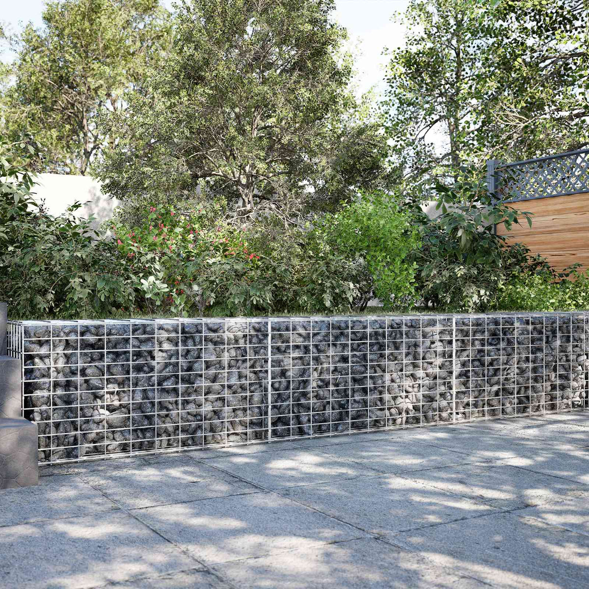 Γκαμπιόν με σύρμα 5 mm και πλέγμα 5x10 cm 200x30x50 εκ