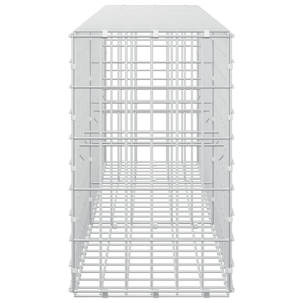 Γκαμπιόν με σύρμα 5 mm και πλέγμα 5x10 cm 250x30x50 εκ - Pakobazaar