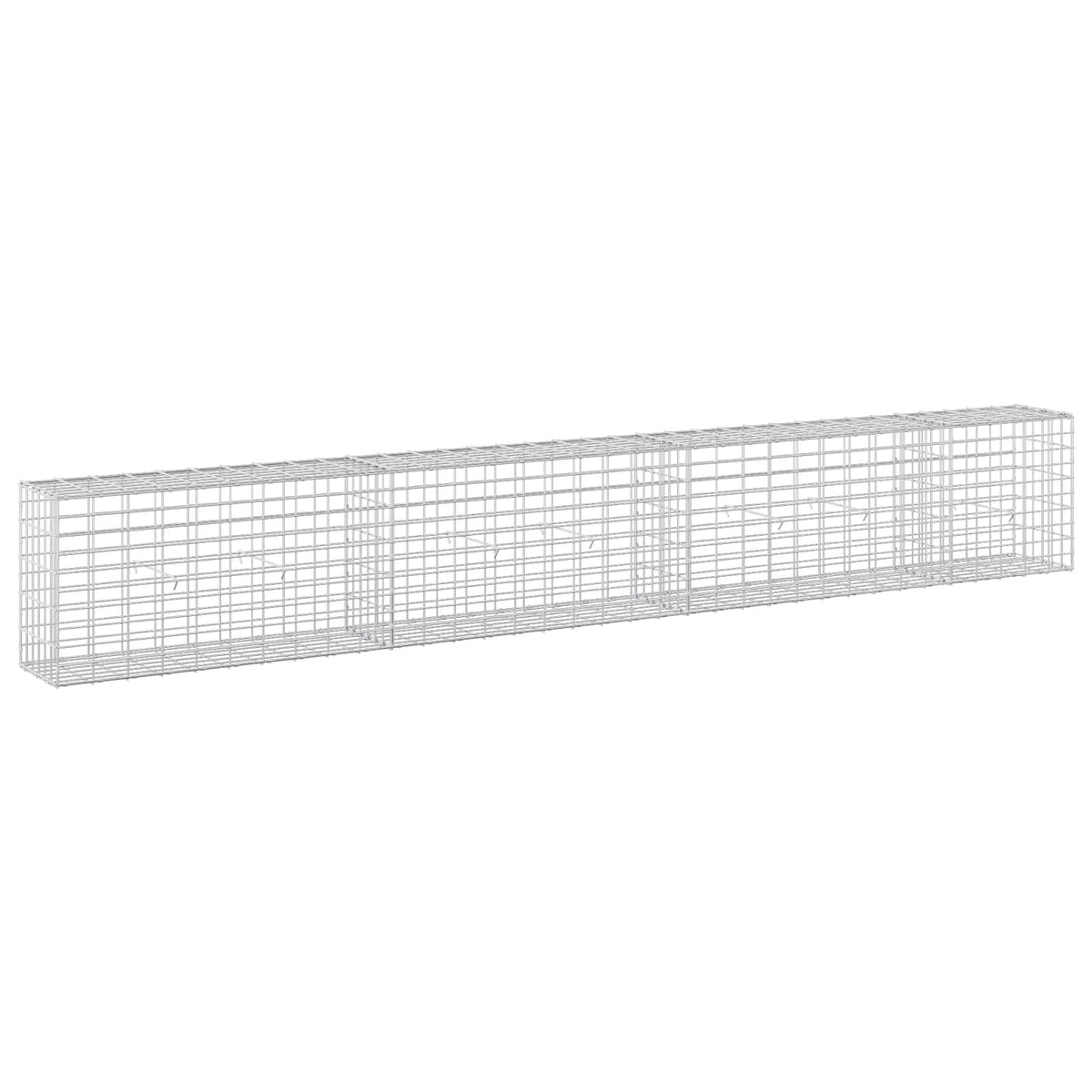 Γκαμπιόν με σύρμα 5 mm και πλέγμα 5x10 cm 350x30x50 εκ - Pakobazaar