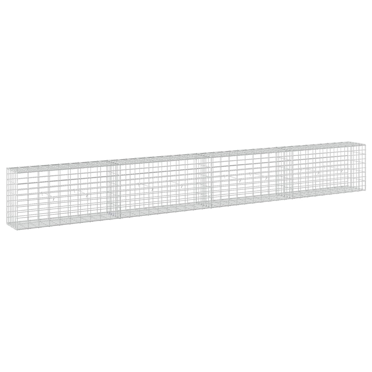 Γκαμπιόν με σύρμα 5 mm και πλέγμα 5x10 cm 400x30x50 εκ - Pakobazaar