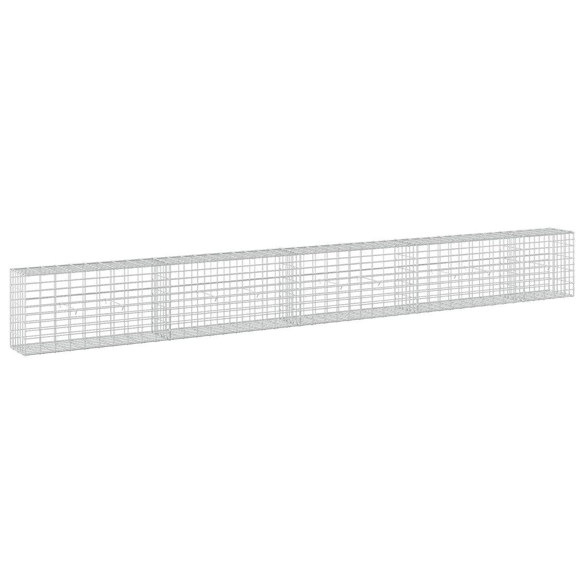 Γκαμπιόν με σύρμα 5 mm και πλέγμα 5x10 cm 450x30x50 εκ - Pakobazaar