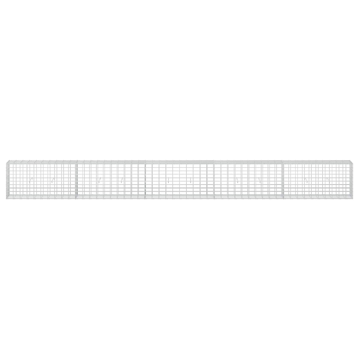 Γκαμπιόν με σύρμα 5 mm και πλέγμα 5x10 cm 500x30x50 εκ - Pakobazaar