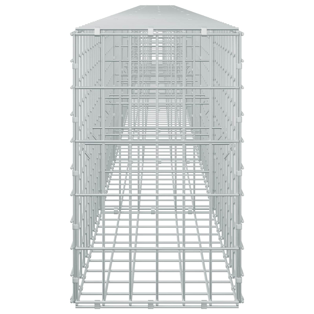 Γκαμπιόν με σύρμα 5 mm και πλέγμα 5x10 cm 850x30x50 εκ - Pakobazaar