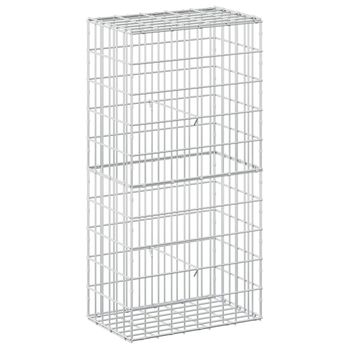 Γκαμπιόν με σύρμα 5 mm και πλέγμα 5x10 cm 50x30x100 εκ - Pakobazaar